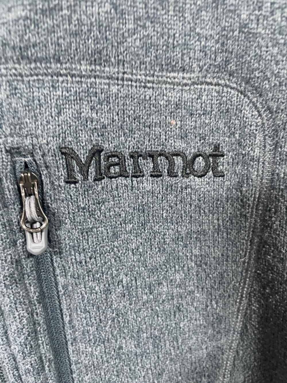 Marmot Dark Gray Full-Zip Lightweight Fleece Jacket - Picture 3 of 4